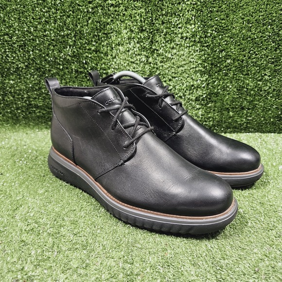 Cole Haan Other - Cole Haan ZeroGrand Black Leather Ankle Casual Chukka Boots Mens Size 11